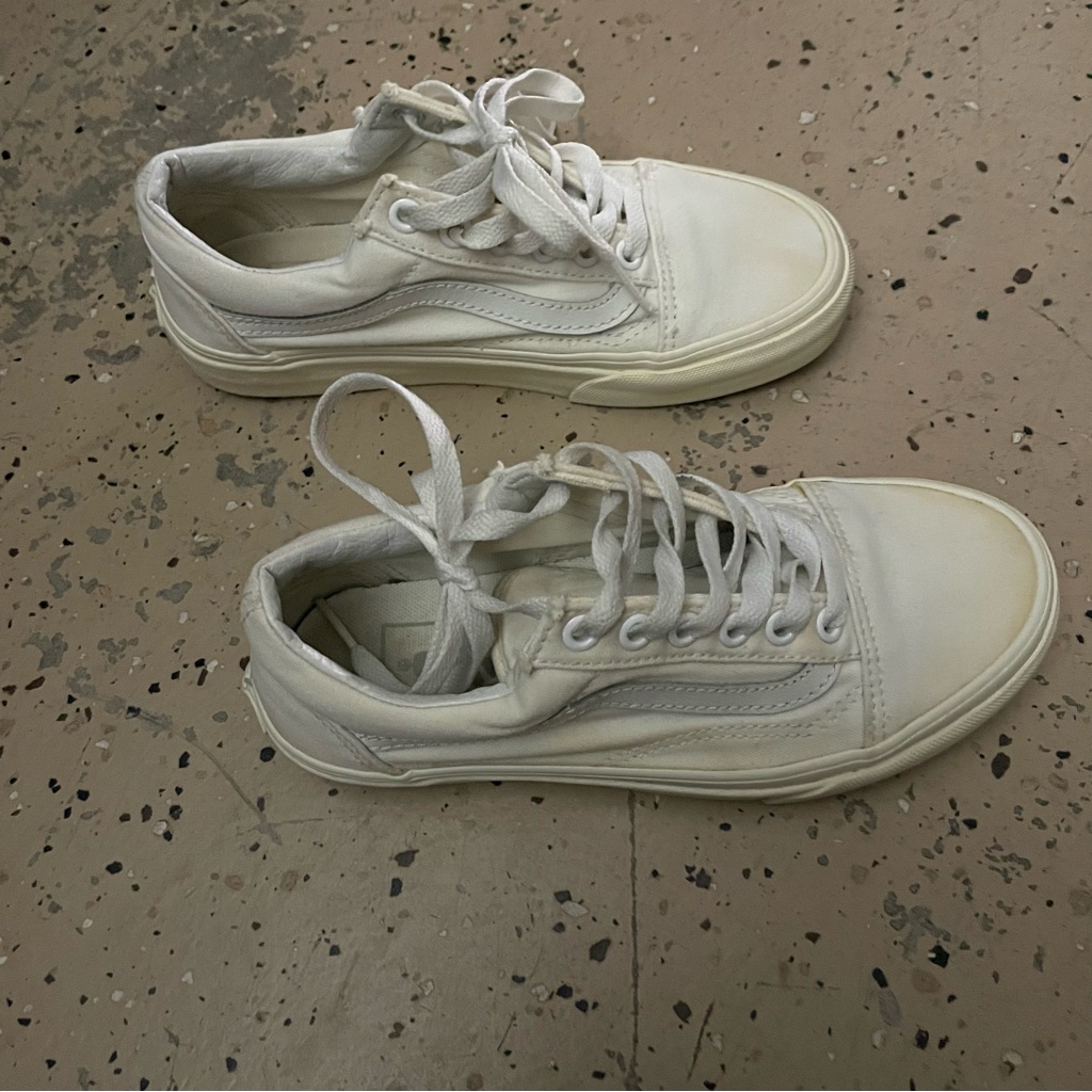 Eggshell Old School Vans